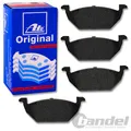 BREMSBELÄGE VW P. A3/BORA/GOLF 4/POLO/OCTAVIA/FABIA/IBIZA OHNE SENSOR