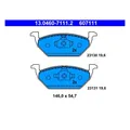 ATE 13.0460-7111.2 Bremsbeläge Bremsklötze Vorne für Audi A1 Seat Skoda VW