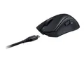 Razer DeathAdder V3 Pro - Maus - Smooth-Touch, 8000 Hz - ergonomisch - Für Rechtshänder - optisch - 5 Tasten - kabellos, kabelgebunden - kabelloser Empfänger (USB)