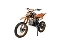 Jugend-Crossbike JC125, Benzin-Jugendmotorrad, 125 ccm, 17/14-Reifen, 4-Takt-Motor, 80 km/h, ab 14 J. (Orange)