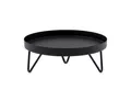 Spetebo Blumenhocker Blumenständer Metall schwarz rund - Ø 22 cm (Anzahl, 1 St., Stück), Stabiler Stand