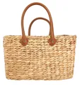 Kobolo Shopper Korbtasche aus Wasserhyazinthe Gr3