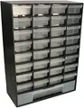 KOTARBAU® Werkstatt-Aufbewahrungsbox mit 33 Schubfächern 55S 2M Modul Schwarz