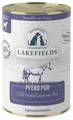 Lakefields Premium Hundefutter Nass | Pferd pur 100% | 400g | Reines Muskelfleisch | Pferdefleisch aus artgerechter Tierhaltung | Hypoallergenes Nassfutter für Hunde | Regional & Getreidefrei