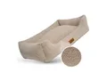 Freudentier Hundekorb Orthopädisches Hundebett aus Teddy, Waschbar, Handmade in Europe, Herausnehmbares Liegekissen