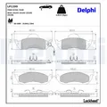 DELPHI Bremsbelagsatz, Scheibenbremse LP1299 für MERCEDES-BENZ