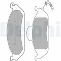 DELPHI LP1299 Bremsbelagsatz, Scheibenbremse für MERCEDES-BENZ