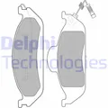Set Beläge Bremse, Scheibenbremse LP1299 DELPHI für Mercedes-Benz