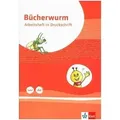 Bücherwurm Fibel. Arbeitsheft in Druckschrift mit Schreibtabelle Klasse 1
