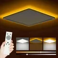 Bowfar LED-Deckenleuchte Weiß 24W 4200lm mit dimmbarer Fernbedienung