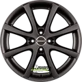 4x Borbet LV4 mistral anthracite matt 7x17 ET44 - LK4/100 ML64 Felge Alu