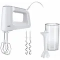 Braun HM 3105 MultiMix Handrührgerät Handmixer weiß EasyClick Turbo-Funktion NEU