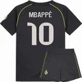 Real Madrid Fußball Trikot Set Mbappe Auswärts - 2025-2026 - Kind - 140 - Blau - 140