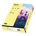 inapa farbiges Druckerpapier, buntes Papier tecno Colors: 120 g/m², A4, 250 Blatt, hellgelb
