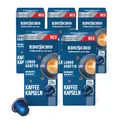 Tchibo Eduscho Vorratsbox Lungo Kräftig Kaffeekapseln, 100 Stück (5 x 20 Kaffeekapseln), kompatibel mit Nespresso, mittlere Röstung, aromatisch und vollmundig im Geschmack, nachhaltig & fair gehandelt