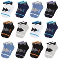 12er Kinder Jungen Sneaker Socken Kids Füßlinge Sneakersocken bunt 2801 3134
