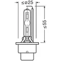 Glühlampe, Fernscheinwerfer OSRAM 66240CBN-2HB MG ZT 2 2002-2003