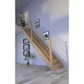 STARWOOD Systemtreppe "Mykonos", Eichenholz, 13 Stufen, max. Geschosshöhe 280 cm - braun