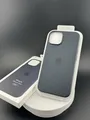Apple iPhone 14 Silikon Case Hülle MagSafe Midnight Schwarz Original MW5R3ZM/A