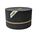 zaunzu Sichtschutzstreifen Design Vlies für Doppelstabmatten Schwarzgrau 50m, (1 Rolle, tolle warme Struktur), 2 Jahre garantierte Farbechtheit