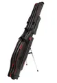 Mikado 3-Fach Hardcase Rutentasche mit Ständer, schwarz, 160cm / 3 Fächer/UWD-06-160-3-GY, Klassisch