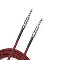 D'Addario Umflochtenes Instrumentenkabel - Rot, 4,5 m