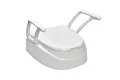 SoNa24 Toilettensitzerhöhung QUICK TOP by Russka | WC-Sitzerhöhung mit abnehmbaren Armlehnen, Deckel, 3-fach höhenverstellbar | WC-Erhöhung | Sitzerhöhung für Toilette