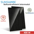 400W Balkonkraftwerk Solarmodule Set – 2x Sunshare RAY 200W Full Black N-TOPCon