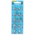 VINNIC 10er Set AG 4 Batterie, LR66, L626F, V376, V377 Knopfzelle LR626 Batterien, 1,5V typisch 18mAh