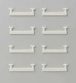 Gardinenbox Schlaufengleiter, Gardinenschienen, (Set, 8-St)