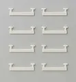 8 Stück Schlaufengleiter 50 mm für Schlaufenschals an Gardinenschienen