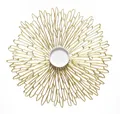 Chilewich Tischset Pressed Vinyl Bloom Round Gilded