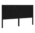 vidaXL Kopfteil, Bett Kopfteil Schwarz 205,5x4x100 cm Massivholz Kiefer