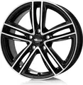 15 Zoll Alufelge RC Design RC27 15"x6" 5x100 PCD ET38 57,1mm Felge Schwarz Frontpoliert