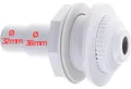 Amapool Einströmdüse 14 cm I Einlaufdüse für Pool mit Schlauchtülle 38/32mm I Standard Beckeneinlaufdüse I Pooldüse Verstellbarer Düsenkopf I 32mm und 38mm Schlauchanschluss I 14cm lang