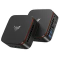 NiPoGi Pinova P1 Mini PC AΜD Ryzen R2544 W11 Pro(4C/8T,3,7GHz,Besser als 4300U/3500U/N150/N95) 8GB DDR4 +256GB M.2 SSD 4K UHD Triple Display/WiFi 5/BT 4.2/LAN für Büro Bildung Multimedia