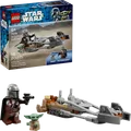 75436 LEGO STAR WARS Der Mandalorianer und Grogu auf ihrem Speeder Bike (75436) (75436)