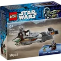 LEGO Der Mandalorianer und Grogu auf ihrem Speeder Bike (75436, LEGO Star Wars) (75436)