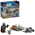 LEGO® Star Wars 75436 Der Mandalorianer und Grogu auf ihrem Speeder Bike™