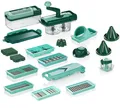Schöne"B-Ware"Nicer Dicer Fusion Smart,Set 28tlg. grün Zustand sehr gut