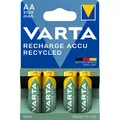 VARTA 4 Akkus RECHARGE ACCU Recycled Mignon AA 2.100 mAh