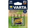 VARTA VARTA Akku RECHARGE Recycled AA HR6 2100mAh 4St. Batterie