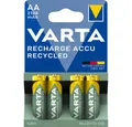 VARTA RECHARGE ACCU Recycled AA, 4er Blister Akku Akku