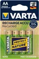 Varta Mignon-Akku Recharge Accu Recycled AA 2100mAh