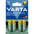 4 VARTA Akkus RECHARGE ACCU Recycled Mignon AA 2.100 mAh