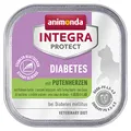 animonda INTEGRA PROTECT Katzenfutter nass Diabetes Putenherzen (16 x 100g), vom Tierarzt empfohlen bei Diabetes mellitus, mit Veterinären entwickeltes Diätalleinfutter für erwachsene Katzen