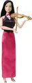 Barbie Karriere Geigerin - Puppe mit beweglichen Schultern und Ellbogen, Elegantes Kleid mit Smoking-Weste und Silberne Schuhe, inklusive Geige und Bogen, für aufstrebende Musiker ab 3 Jahren, HKT68