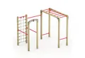 Wickey Klettergerüst Wickey FIT Base 820 – Klimmzugstation für Garten & Calisthenics, (Kraftstation, Fitnessstation, Sportgeräte für zuhause, Workout, Krafttraining, Gymtower, Fitnessturm, Outdoor-Fitnessgerät für Kinder & Erwachsene bis 100 kg), wetterfest mit 5 Jahren Garantie auf Holz- und HDPE-Teile*