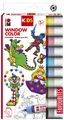 10 Marabu KiDS Window Color, 10er Set, farbig sortiert