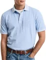 Gant Polo hellblau Sunfaded SS Polo einfarbig kurzer Ärmel